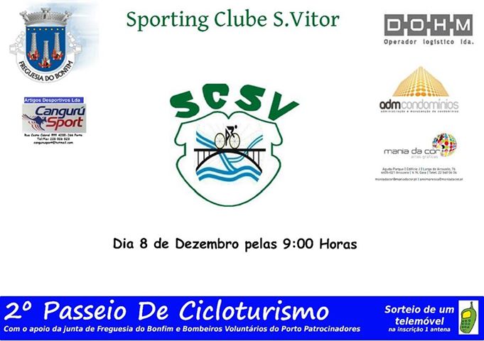 Passeio de Cicloturismo Sporting Clube S. Victor/AdmCondom�nios